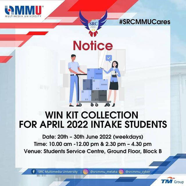 WIN KIT COLLECTION FOR APRIL 2022 INTAKE STUDENTS